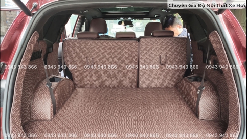 Thảm lót sàn ô tô 360 độ Hyundai Santafe giá tại xưởng, rẻ nhất Hà Nội, TPHCM